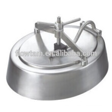 sanitary tank cover/ satinless steel tank manway cover(elliptical shape)